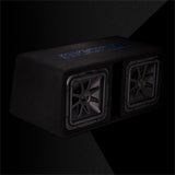 Kicker 44DL7S122 Dual 12 Inch L7S Subwoofer Solo Baric Loaded Enclosure 1500w - CEN