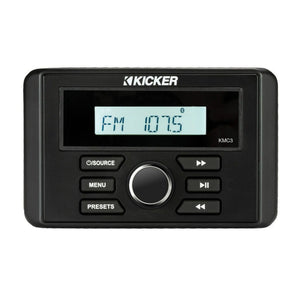 Kicker 46KMC3 Marine Digital Media Receiver Source Unit