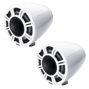 Kicker 47KMFC11W KM Marine 11" Horn Tower Speakers 300w RMS