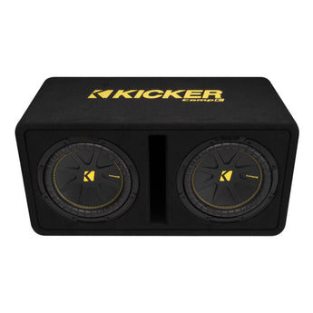 Kicker 50DCWC102 Dual 10 Inch CompC Ported Loaded Subwoofer Enclosure 300w 2ohm - CEN