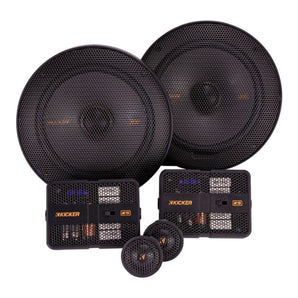 Kicker 51KSS6504 6.5" 2 Way Component Speakers 125w RMS