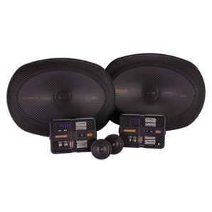 Kicker 51KSS6904 6x9" 2 Way Component Speakers 150w RMS