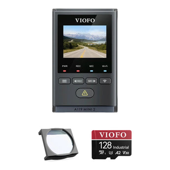 Viofo A119 Mini 2 dash cam bundle: CPL-100 128GB