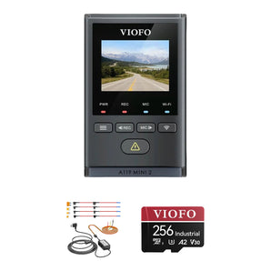 Viofo A119 Mini 2 Dash Cam HK4 Hardwire Kit 256GB Bundle