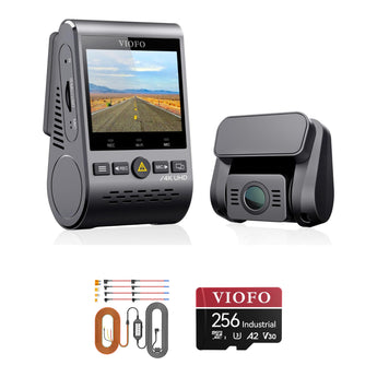 Viofo A129 Pro Duo Dash Cam HK3 Hardwire Kit 256GB Bundle