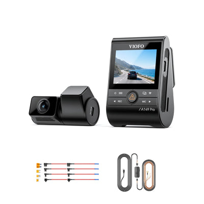 Viofo A149 PRO Duo Dash Cam HK6-A Hardwire Kit 8pcs Fuse Bundle