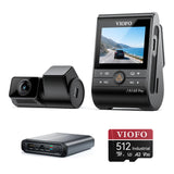 Viofo A149 Pro Duo dash cam bundle: BP60 Battery Pack 512GB
