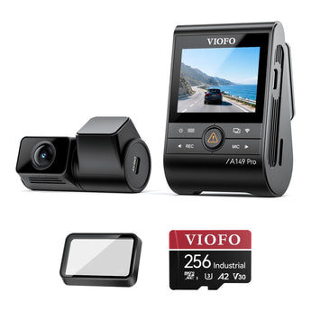 Viofo A149 Pro Duo dash cam bundle: CPL-600 256GB
