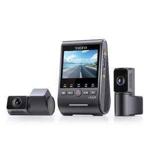 Viofo A329S 3CH Dash Cam 3 Channel 4K Front 2K Rear Cabin