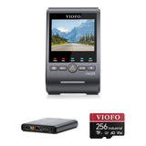 Viofo A329S 1CH Dash Cam BP100 Battery Pack 256GB Bundle