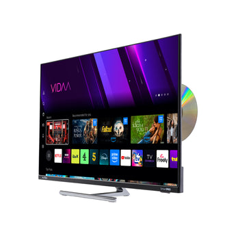 Avtex SmartPRO 23.8" HD TV Built In DVD 12v Freely Television Apps Wi-Fi Airplay - CEN