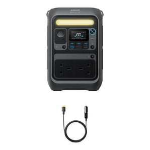 Anker SOLIX C300X AC + Car Charging Cable Bundle