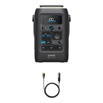 Anker SOLIX C300X DC + Car Charging Cable Bundle