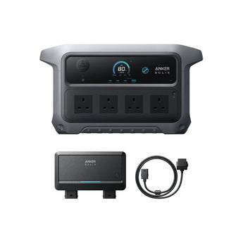 Anker SOLIX C2000 Gen 2 + Alternator Charger + Bidirectional Cable Bundle