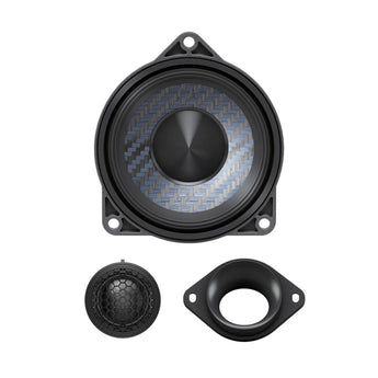 Alpine DP2-40C-B 2 Way Plug & Play 4" 10cm Component Speaker Set for BMW 50w RMS - CEN