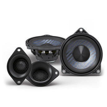 Alpine DP2-40C-B 2 Way Plug & Play 4" 10cm Component Speaker Set for BMW 50w RMS - CEN