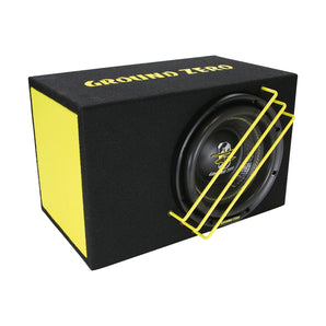 Ground Zero Radioactive GZRB 25SPL Vented 10" SPL Subwoofer Loaded Enclosure - CEN