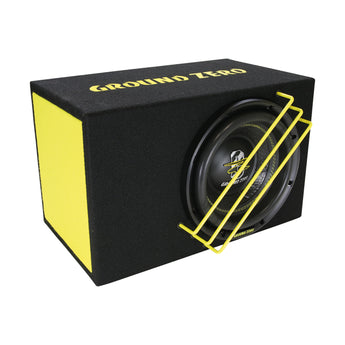 Ground Zero Radioactive GZRB 25SPL Vented 10" SPL Subwoofer Loaded Enclosure - CEN