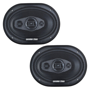 Ground Zero GZRF 69SQX 6x9″ Coaxial Speakers 130w RMS