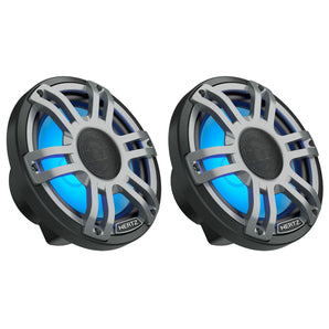 Hertz Marine HMX 7.7 S-LD-G 7 Inch 2 Way RGB LED Coaxial Speakers 100w RMS