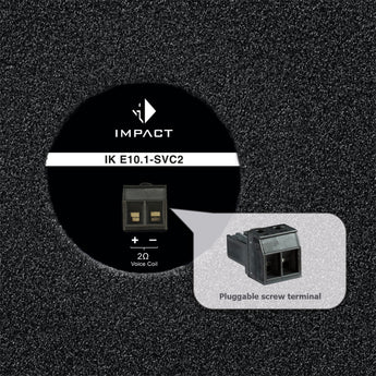 Helix IK E10.1-SVC2 Subwoofer 10 Inch Downfire Compact Sub Enclosure 300w RMS - CEN