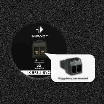 Helix IK ER8.1-SVC2 Sub Space Saving 8 Inch Compact Subwoofer Enclosure 300w RMS - CEN