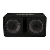Kicker 48DCWR122 Dual 12 Inch CompR Ported Loaded Subwoofer Enclosure 1000w RMS - CEN