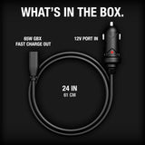 NOCO GBC011 Rapidly Charge 65W 12V Boost X Car Charger GBX155 GBX45 GBX55 GBX75 - CEN