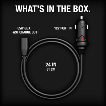 NOCO GBC011 Rapidly Charge 65W 12V Boost X Car Charger GBX155 GBX45 GBX55 GBX75 - CEN