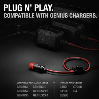 NOCO GC003 X-Connect 12V Male Plug for Genius 1 2 5 10 2X2 2X4 & G Series - CEN