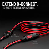 NOCO GC004 X-Connect 10ft Extension Cable for Genius 1 2 5 10 2X2 2X4 & G Series - CEN