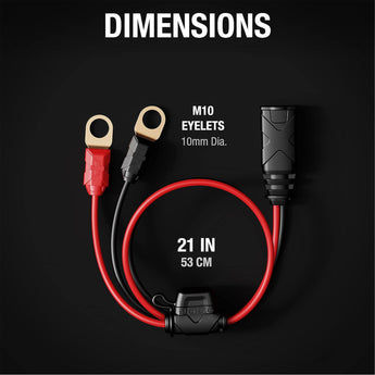 NOCO GC008 X-Connect XL Eyelet Terminal Connector for Genius 1 2 5 10 & G Series - CEN