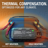 NOCO Genius10 6V/12V 10A Smart Battery Trickle Charger Maintainer Desulfator - CEN