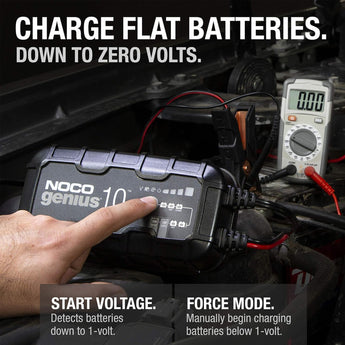 NOCO Genius10 6V/12V 10A Smart Battery Trickle Charger Maintainer Desulfator - CEN