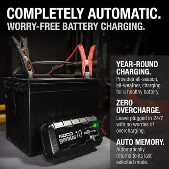 NOCO Genius10 6V/12V 10A Smart Battery Trickle Charger Maintainer Desulfator - CEN