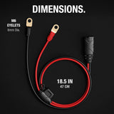 NOCO GC002 X-Connect Eyelet Terminal Connector for Genius 1 2 5 10 & G Series - CEN