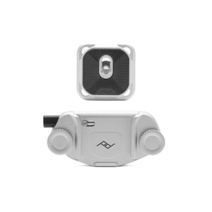 Peak Design Capture Clip V3 with Standard Plate Silver for Mirrorless Cameras