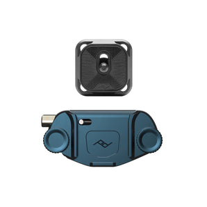 Peak Design Capture Clip V3 with Standard Plate Ocean for Mirrorless Cameras