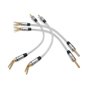QED Performance QE7621 Bi-Wire Speaker Link Cables 0.2m 2 Sets