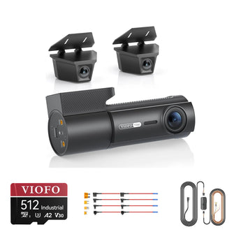 Viofo T340WW 4CH + HK6-F Fuse Tap + 512GB Card Bundle