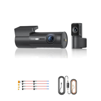 Viofo T340 3CH dash cam bundle with HK6-F hardwire kit and 8pcs fuse taps