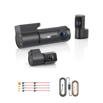 Viofo T340 4CH dash cam bundle with HK6-F hardwire kit and 8pcs fuse taps