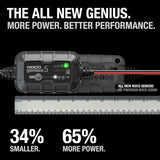 NOCO Genius5 6V/12V 5A Smart Battery Trickle Charger Maintainer Desulfator - CEN