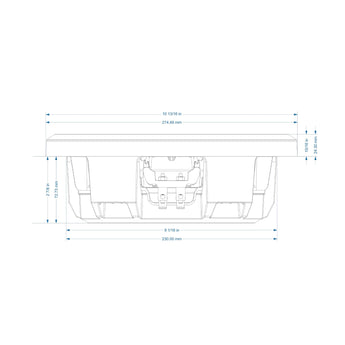 Wavtech 10 Inch Professional Series Shallow Subwoofer ThinPro10 Sub 2 Ohm - CEN