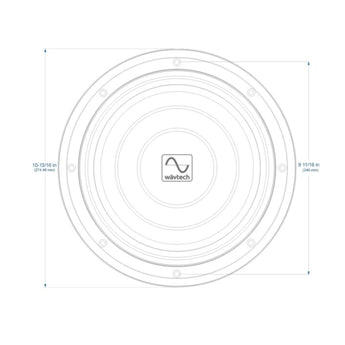 Wavtech 10 Inch Professional Series Shallow Subwoofer ThinPro10 Sub 4 Ohm - CEN