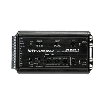 Phoenix Gold ZLOC4.4 ZD Series 4 Channel Converter Including Bass Cube - CEN