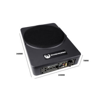 Phoenix Gold ZR10P ZR Series 10 Inch Sub Compact Underseat Subwoofer 200w RMS - CEN