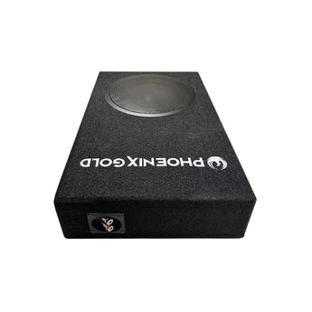 Phoenix Gold ZX18PBS ZX Series 8 Inch Sub Slim Subwoofer Enclosure Box 200w RMS - CEN