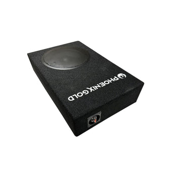 Phoenix Gold ZX18PBS ZX Series 8 Inch Sub Slim Subwoofer Enclosure Box 200w RMS - CEN