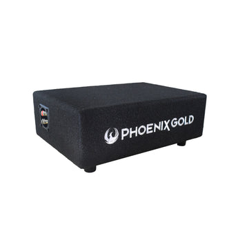Phoenix Gold ZX18PDF 8 Inch Sub Enclosure Slim Passive Subwoofer Box 250w RMS - CEN